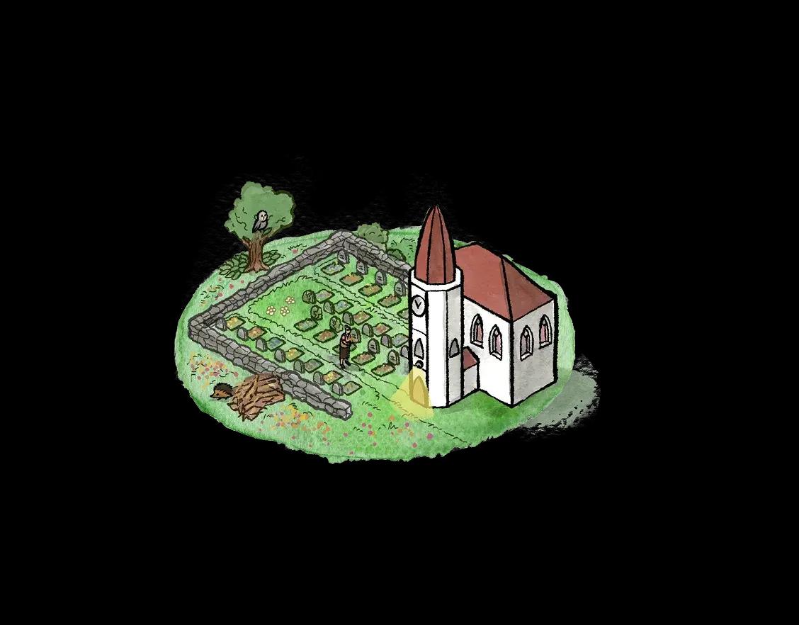 Illustration cimetière