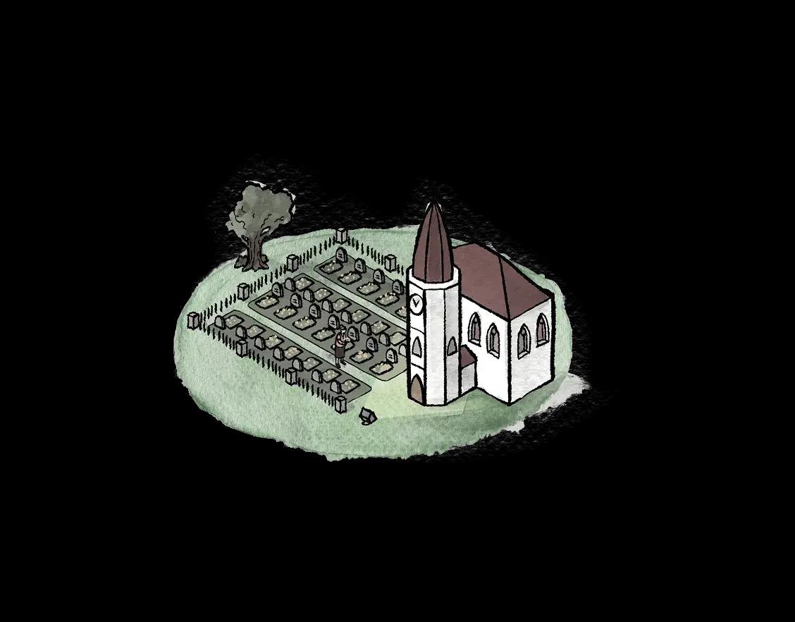 Illustration cimetière