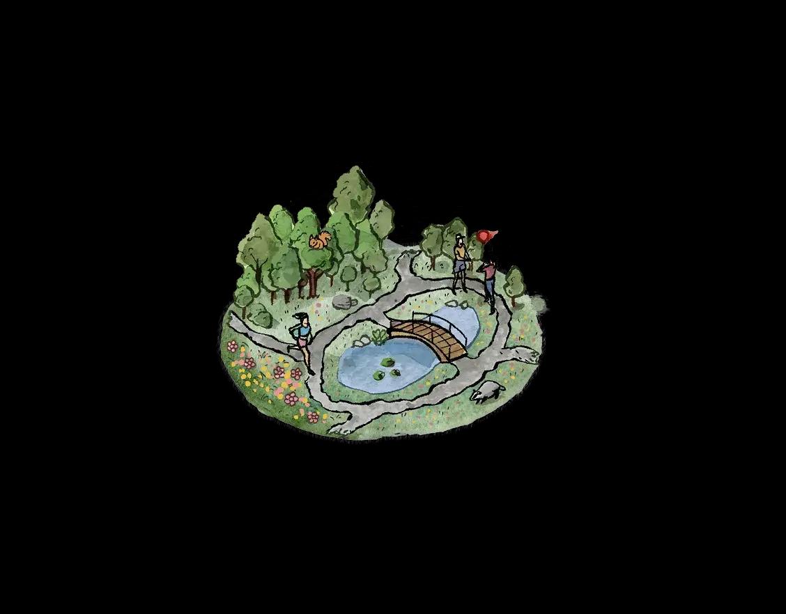 Illustration parc